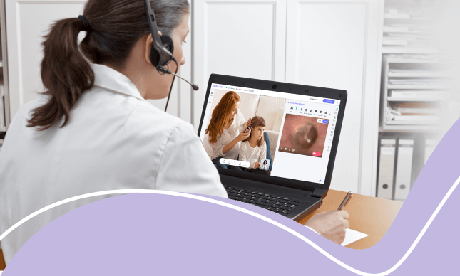 doctor diagnoses remotely with tytocare