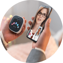 TytoCare home device in hand
