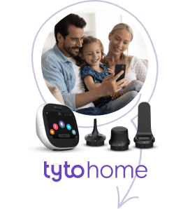 TytoHome with family mobile