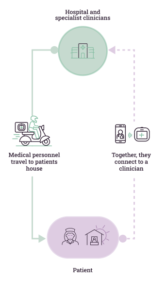 visiting nurses diagram