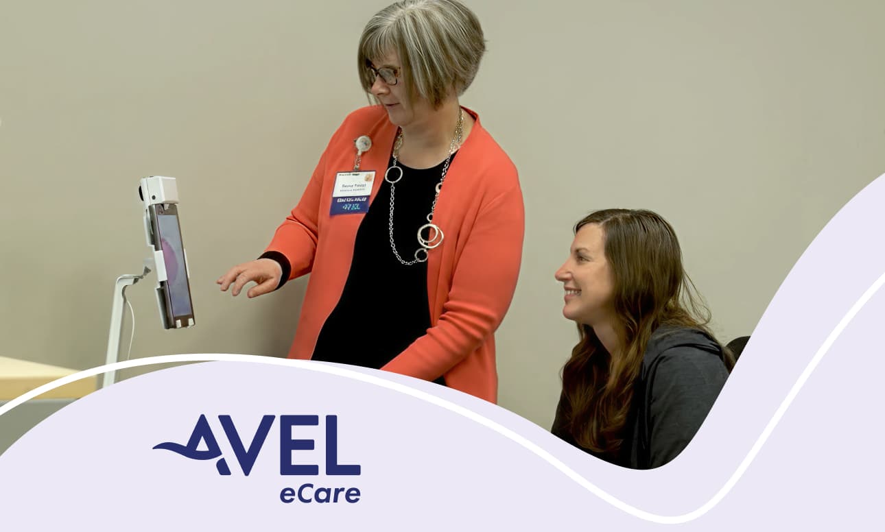 Teacher and student at avel ecare clinic